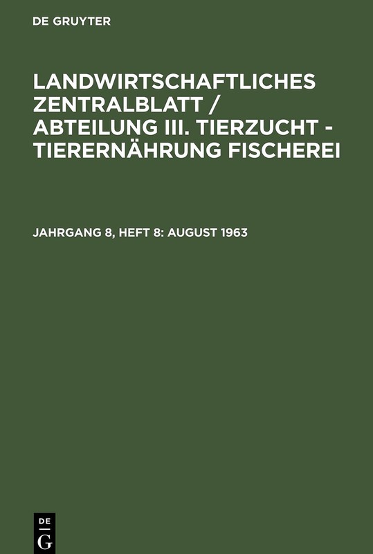 8/1/63 (Hardback)