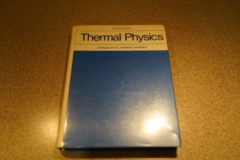 THERMAL PHYSICS Second Edition Charles Kittel / Herbert Kroemer HARDCOVER Good