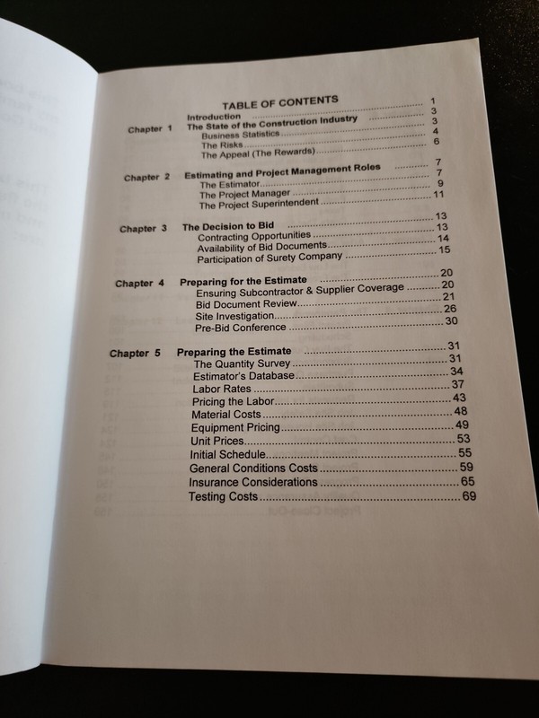 Estimating And Project Management For Building Contractors By M. Kitchens 1996 gallery