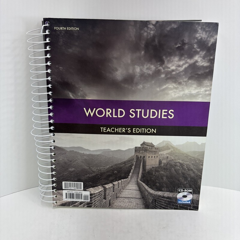 BJU Press World Studies Book Teacher’s Edition 4th Edition With CD – 7th Grade