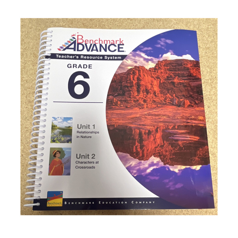 Benchmark Advance Teacher’s Edition Grade 6 Spiralbound Textbook 2022
