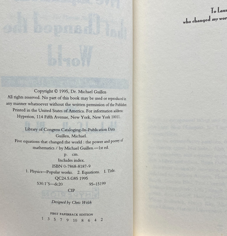 Five Equations that Changed the World: The Power and Poetry of Mathematics -... gallery
