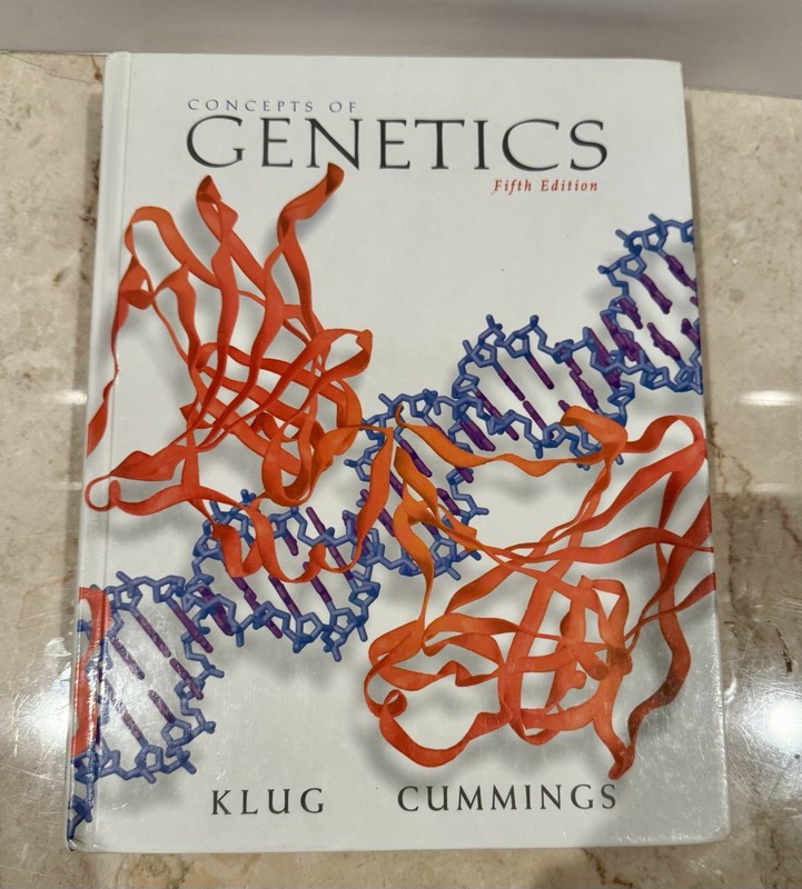Concepts of Genetics by Michael R. Cummings and William S. Klug (1996,…