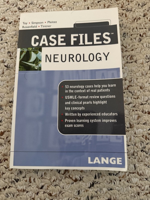 Case Files Neurology by Toy, Eugene C.; Simpson, Ericka; Pleitez, Milvia