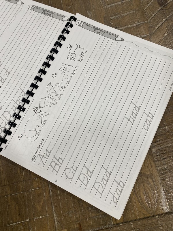 Daily Handwriting Modern Manuscript Paperback Evan-Moor Education gallery