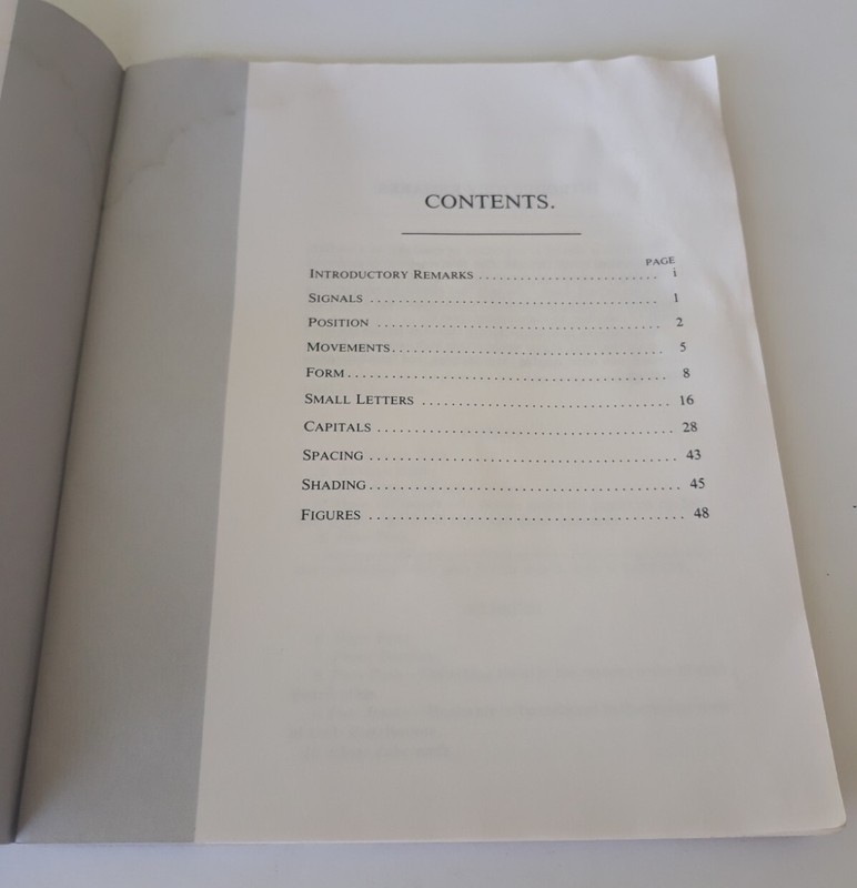 Theory of Spencerian Penmanship 1985 Nine Easy Lessons Mott Media Republication gallery