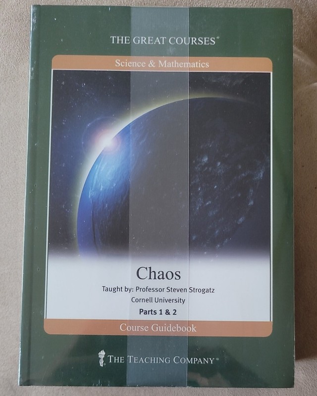 The Great Courses CHAOS Parts 1 & 2 DVDs & Guidebook BRAND NEW FACTORY SEALED