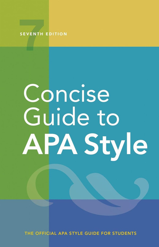 Concise Guide to APA Style: 7Th Edition (OFFICIAL) gallery