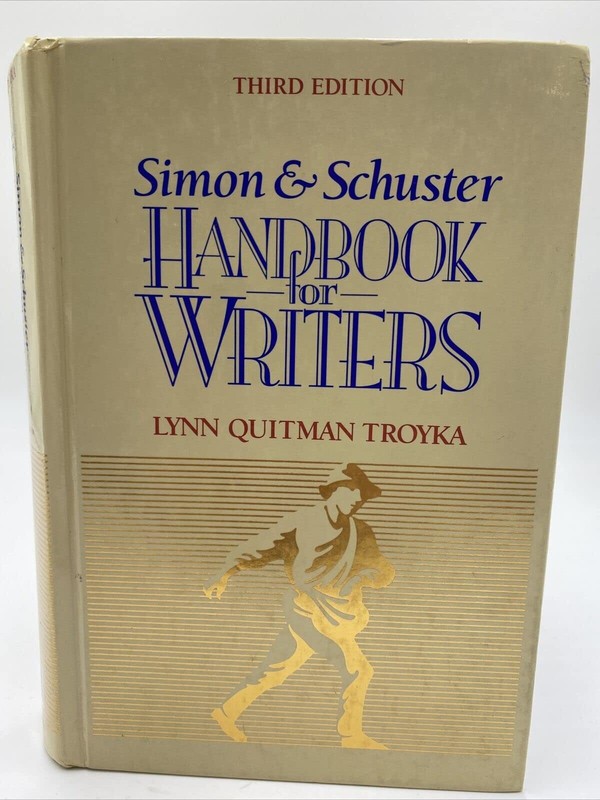 Simon and Schuster Handbook for Writers – TROYKA, Lynn Quitman – Hardcover -…