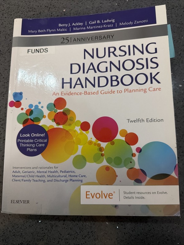 Nursing Diagnosis Handbook : An Evidence-Based Guide to Planning Care 12th Ed