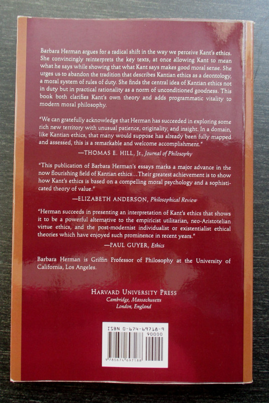 Practice of Moral Judgment by Barbara Herman (1996, Trade Paperback) gallery