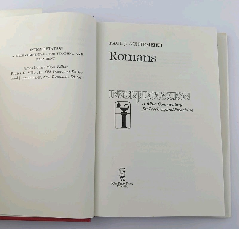 Romans: Interpretation: A Bible Commentary for Teaching and Preaching (Hardcover gallery