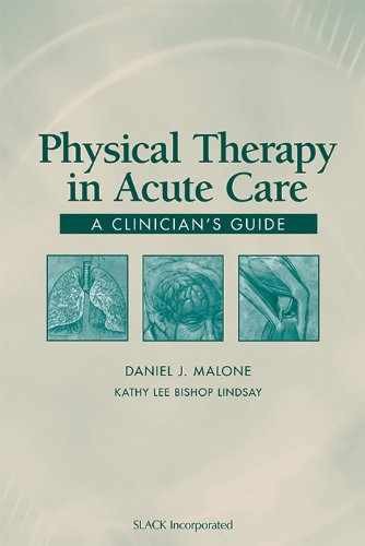 Physical Therapy in Acute Care A – Paperback, by Kathy Lee Bishop – Good