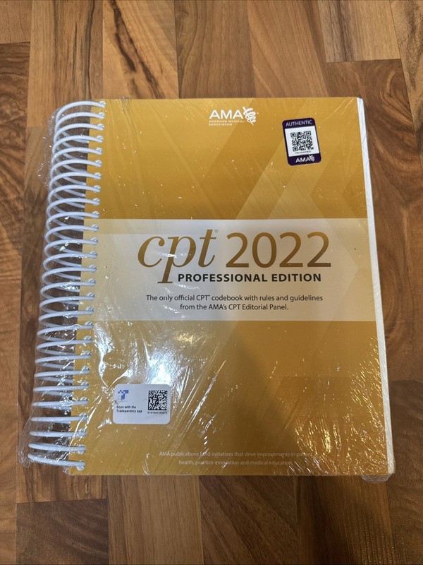 CPT Professional 2022 by American Medical Association (English) Spiral Book New