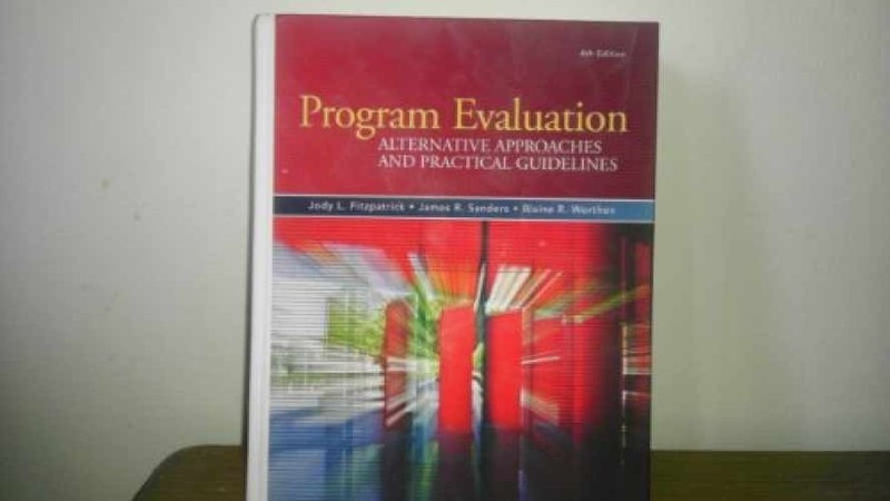 Program Evaluation: – Hardcover, by Fitzpatrick Jody; Sanders – Acceptable