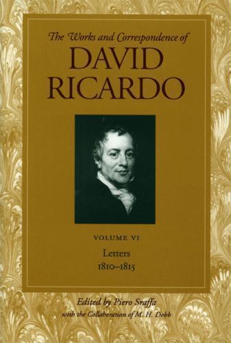 Letters 1810-1815, Paperback by Ricardo, David, Brand New, Free shipping in t…