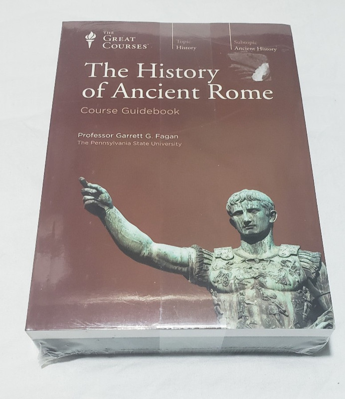 SEALED History of Ancient Rome The Great Courses Fagan 8 DVD & Guidebook Sealed
