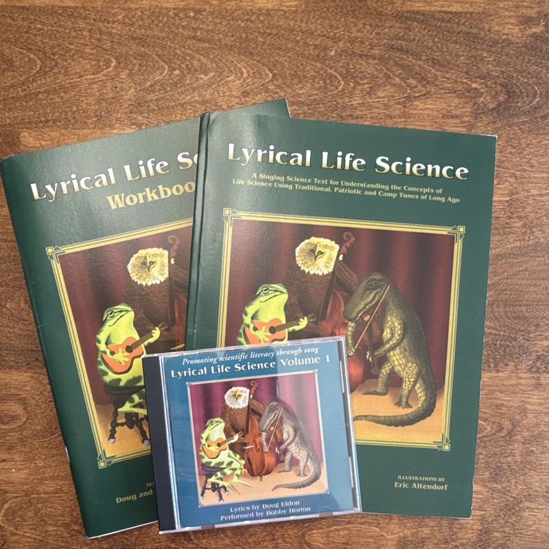 Lyrical Learning Lyrical Life Science Vol 1 Workbook PB w/ Audio CD by Eldon