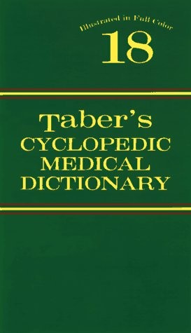 TABER’S CYCLOPEDIC MEDICAL DICTIONARY By Clayton L. Thomas – Hardcover BRAND NEW