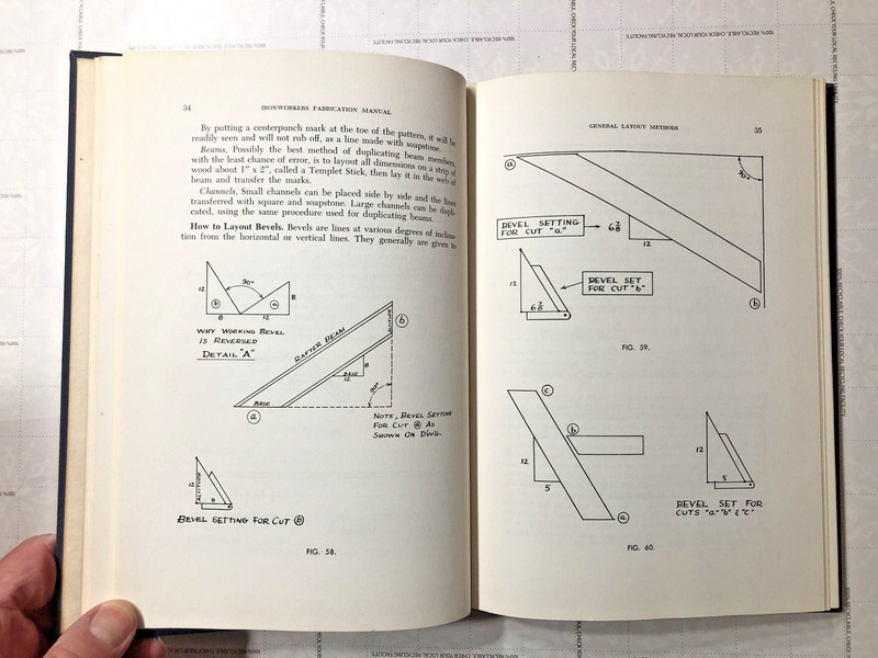 RARE Ironworkers Fabrication Manual 1957 Including Punch Hole Paper Manuals I-V gallery