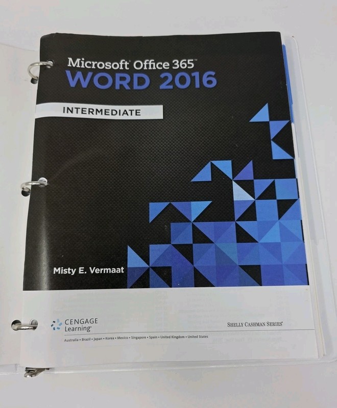 Shelly Cashman Series Microsoft Office 365 and Word 2016: Intermediate Looseleaf gallery