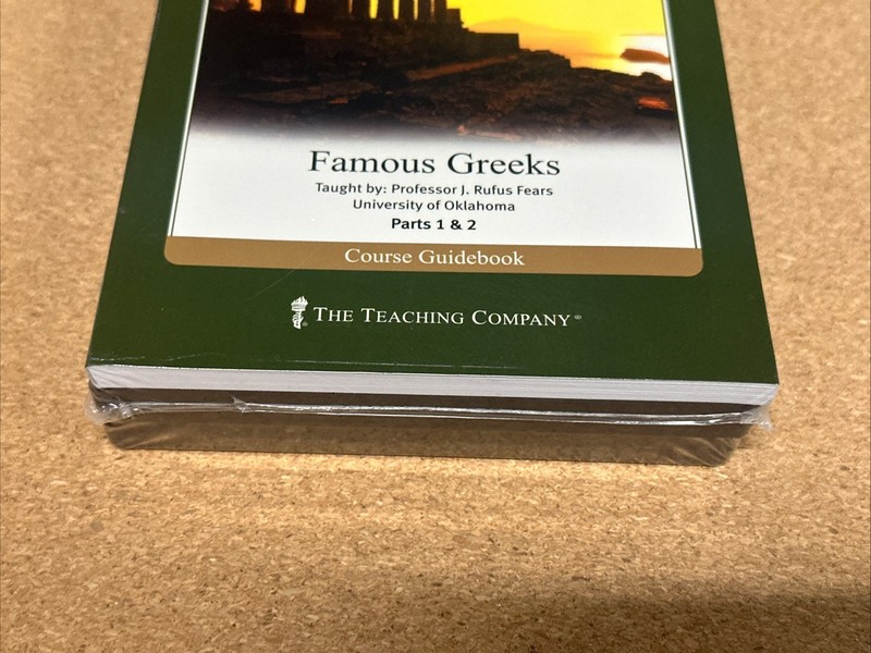 SEALED The Great Courses Famous Greeks Ancient Medieval History DVD Guidebook gallery