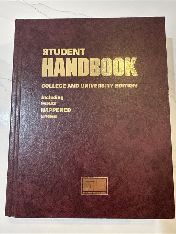 Southwestern Student Handbook College And University Edition