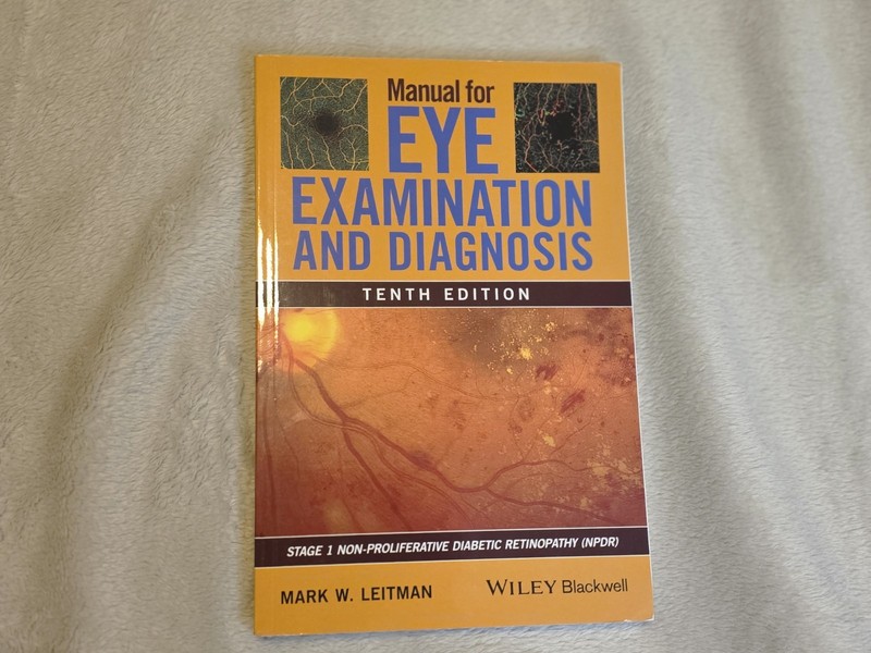 Manual for Eye Examination and Diagnosis Tenth Edition Paperback Optometry