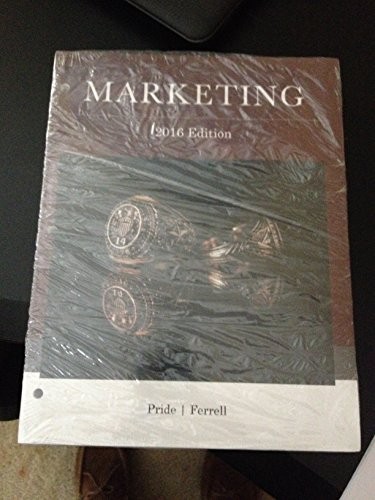 Marketing 2016 – Paperback By Pride, William M – GOOD
