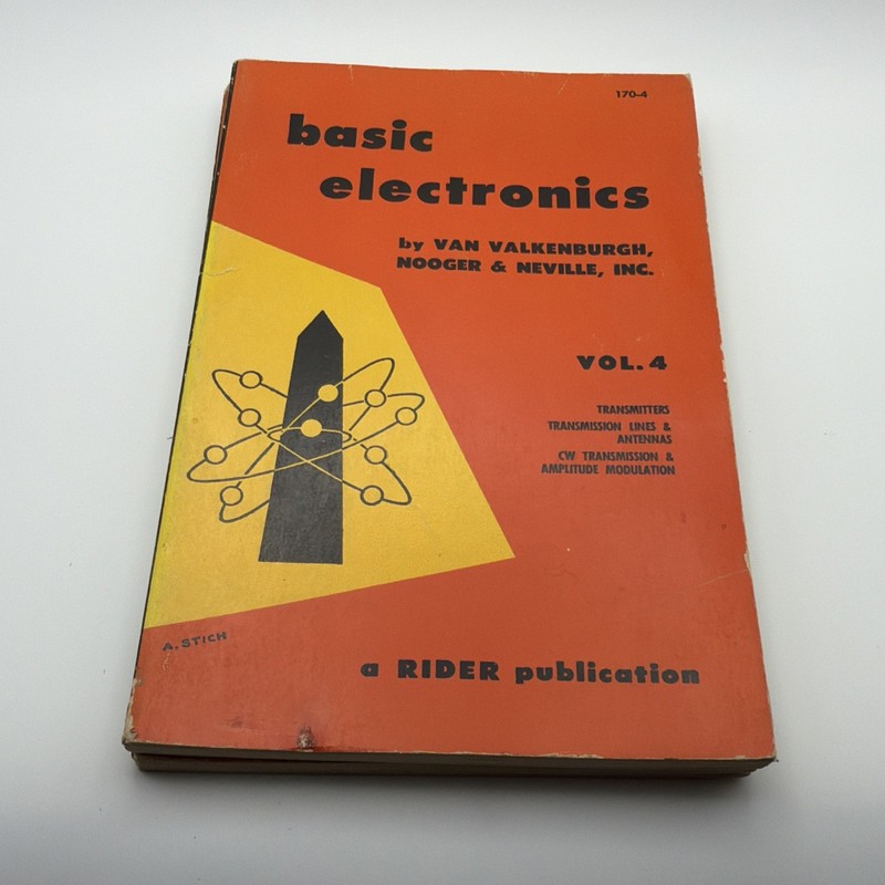 Vintage 1955-1959 Basic Electronics Manuals By Van Valkenburgh Vol 2-5 gallery