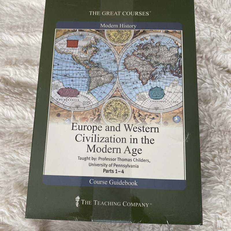 Great Courses – Europe and Western Civilization Modern Age 8-DVDS & Book New
