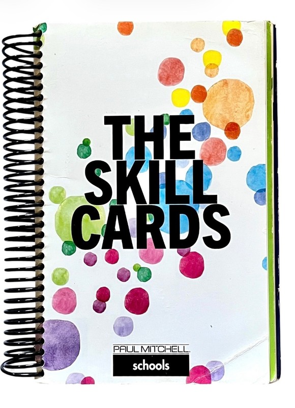 PAUL MITCHELL SCHOOLS ~ SKILL CARDS ~ Spiral Bound PB ~ Instruction Cosmetology