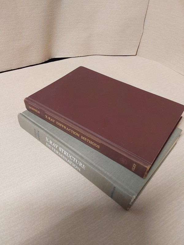 2 Hardback Vintage Books X Ray Structure Determination & Defraction Methods