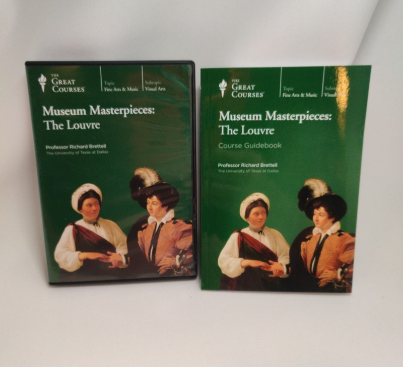 Museum Masterpieces: The Louvre 2 DVDs & Booklet- Very Good – The Great Courses