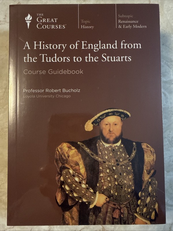 History of England Tudors to Stuarts (DVD, Guidebook) | Great Courses NEW