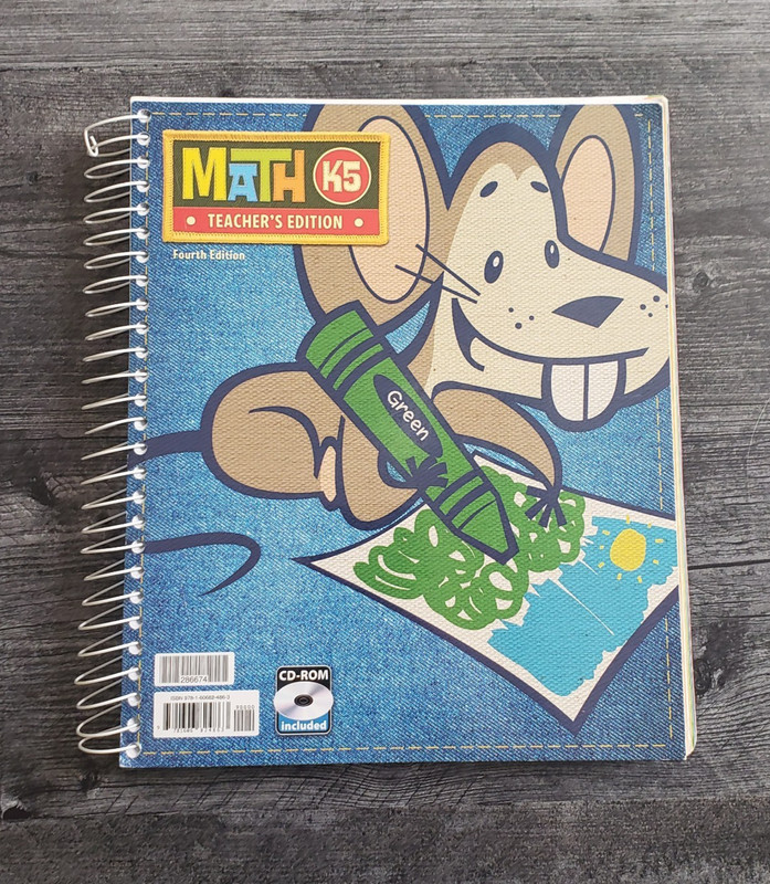 BJU Press Math K5 Teacher’s Edition (4th Ed.) w/ CD-ROM, Spiral Bound