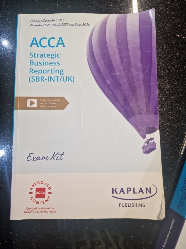 3 x ACCA SBR Complete (STUDY TEXT + EXAM KIT + Pocket Notes) | OPEN TO OFFERS