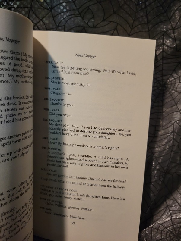 NOW, VOYAGER 1942 Script Screenplay Book By Jeanne T Allen Olive Higgins Prouty gallery