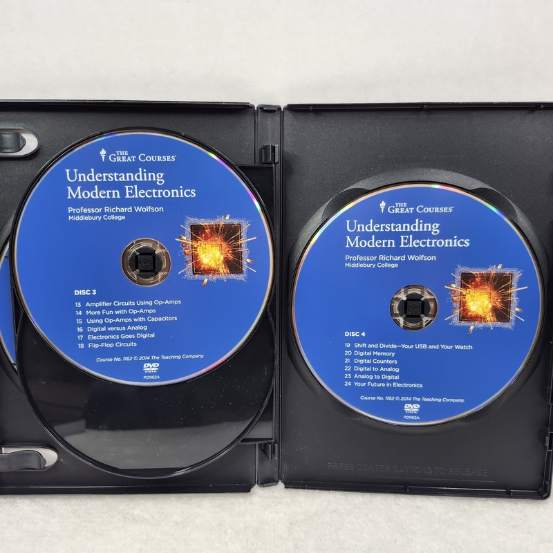The Great Courses Understanding Modern Electronics DVDs and Course Guidebook EUC gallery