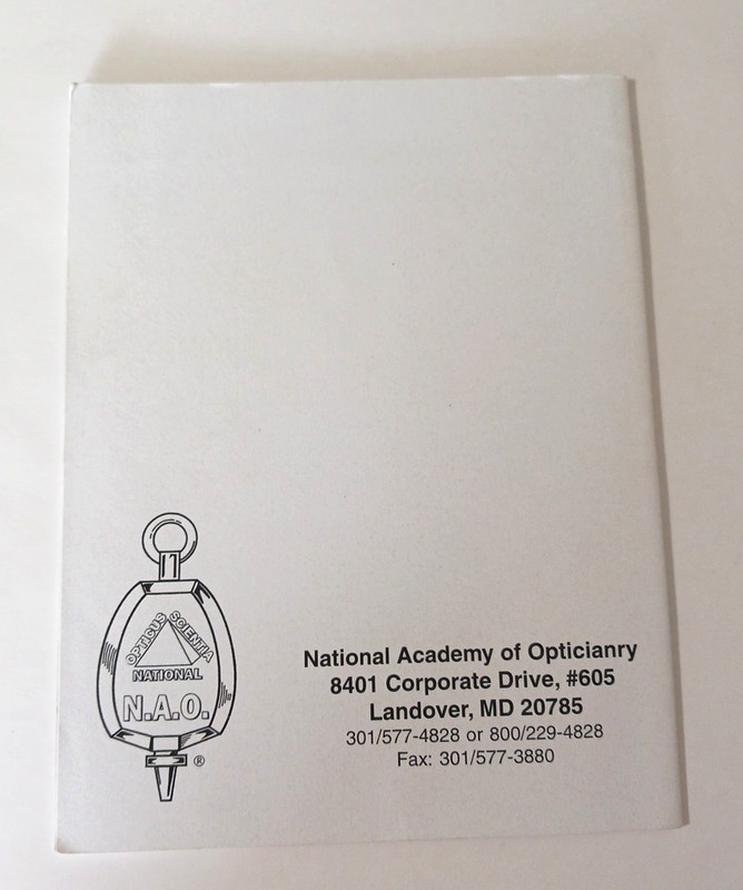 Optical Math Review: A Practical Guide for Dispensers NAO 1992 ABO Exam Prep gallery