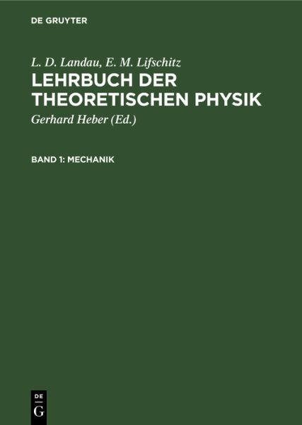 Mechanik by Landau Lifschitz, L. D. E. M., Like New Used, Free shipping in th…