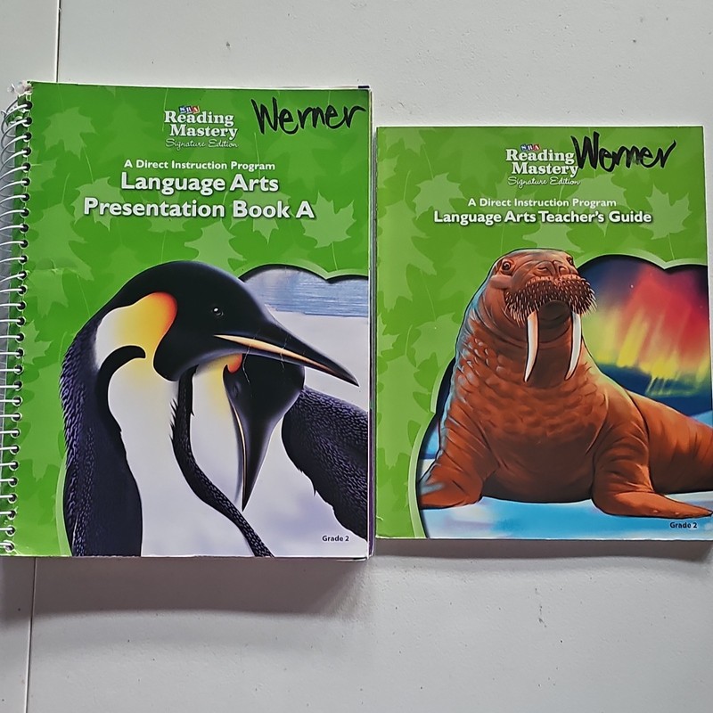 Reading Mastery Signature Ed Language Arts Presentation Book A Gr 2 2008 Wire