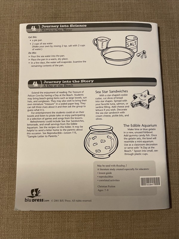 BJ Booklinks: The Treasure of Pelican Cove - Teacher Guide Only gallery