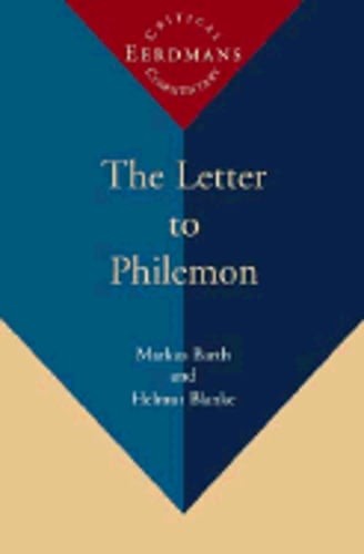 The Letter to Philemon by Markus Barth: Used