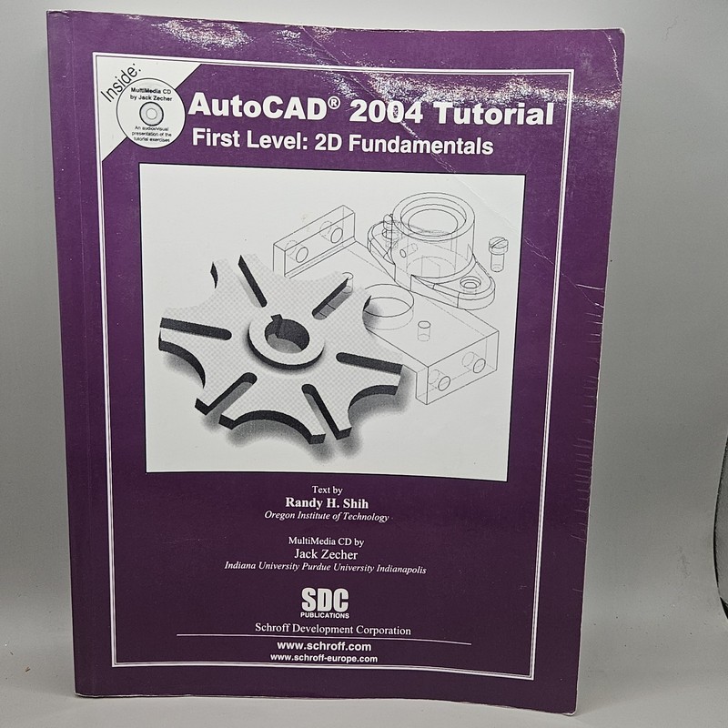 AutoCAD 2004 : 2D Fundamentals by Jack Zecher Randy Shih (2003) NO CD INCLUDED