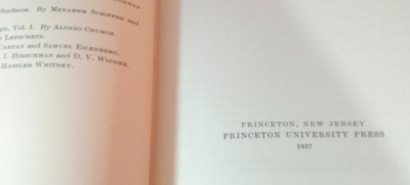 GEOMETRIC INTEGRATION THEORY, Hassler Whitney, HC, 1957 gallery