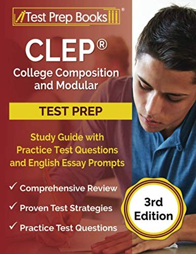CLEP COLLEGE COMPOSITION AND MODULAR STUDY GUIDE WITH By Joshua Rueda BRAND NEW