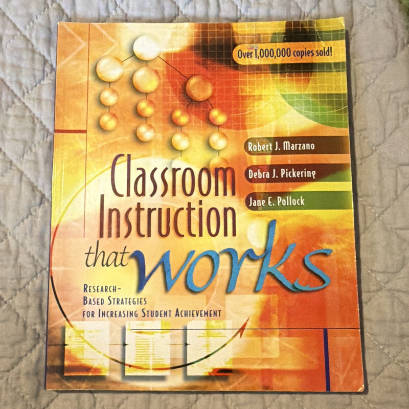 Classroom Instruction That Works PB Marzano Pickering Pollock 2001 ASCD 177pg