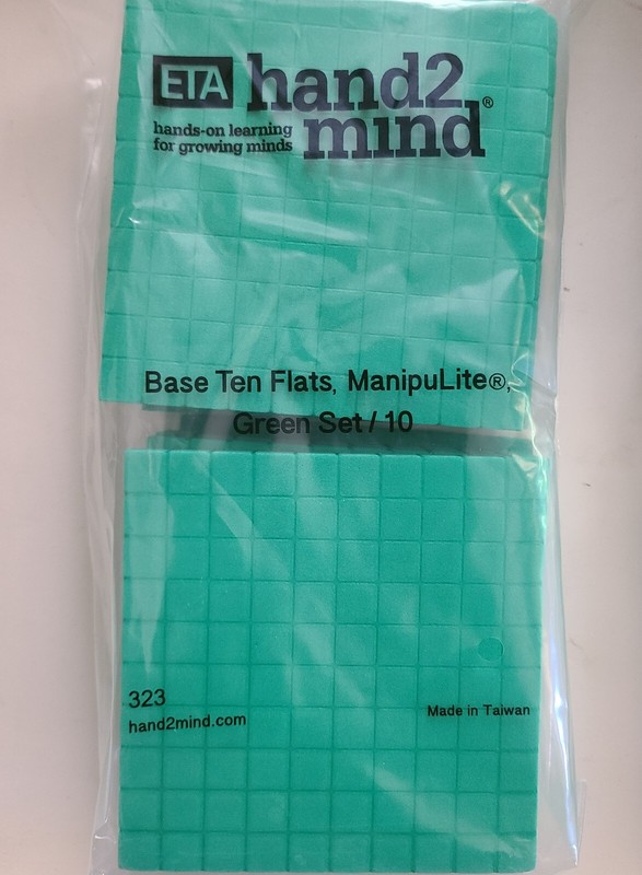 enVision Math STUDENT MANIPULATIVES KIT (PACK/7) Grade 1~Base Ten/Snap Cube/Die+ gallery