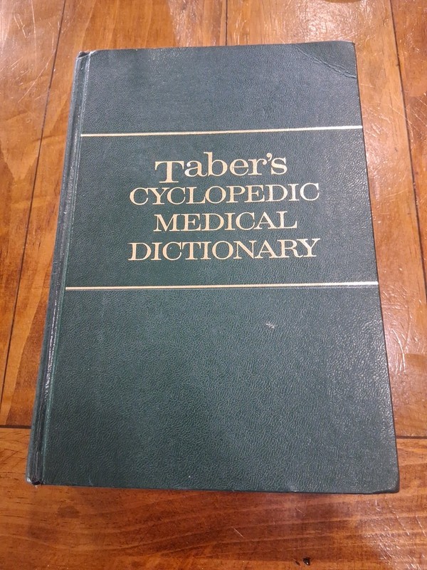 TABERS CYCLOPEDIC MEDICAL DICTIONARY 13th Edition 1977 HC Educational DAVIS